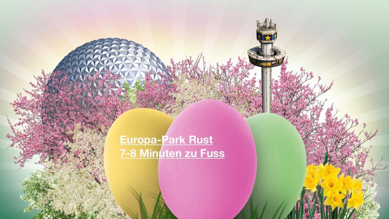 רוסט Gaestehaus Tante Tienchen 7 Minuten Zu Fuss Zum Europa Park , Plus Kostenloses Parkplatzticket Rulantica ,Alle Unsere Suiten Haben Einen Balkon מראה חיצוני תמונה